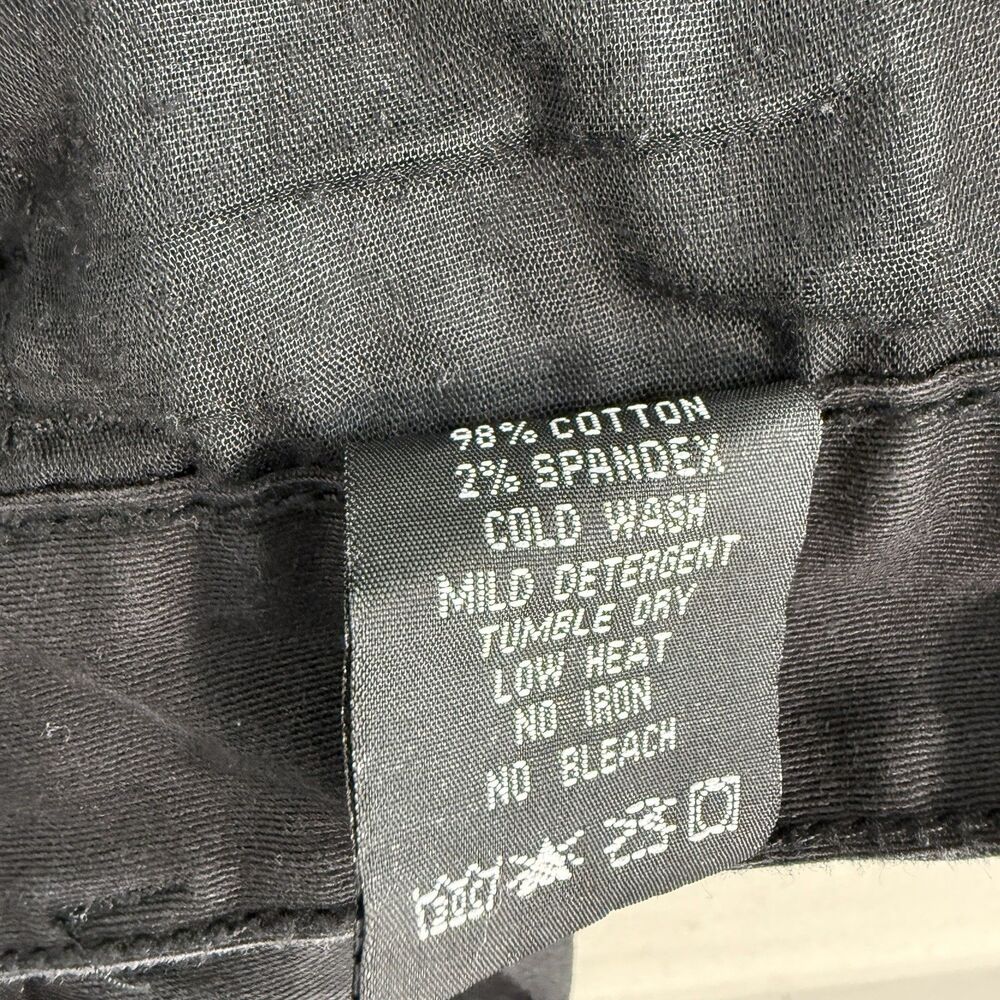 Lip Service Moto Skinny Pants Black/Gray Panel Punk Goth Size 11 - Picture 11 of 12